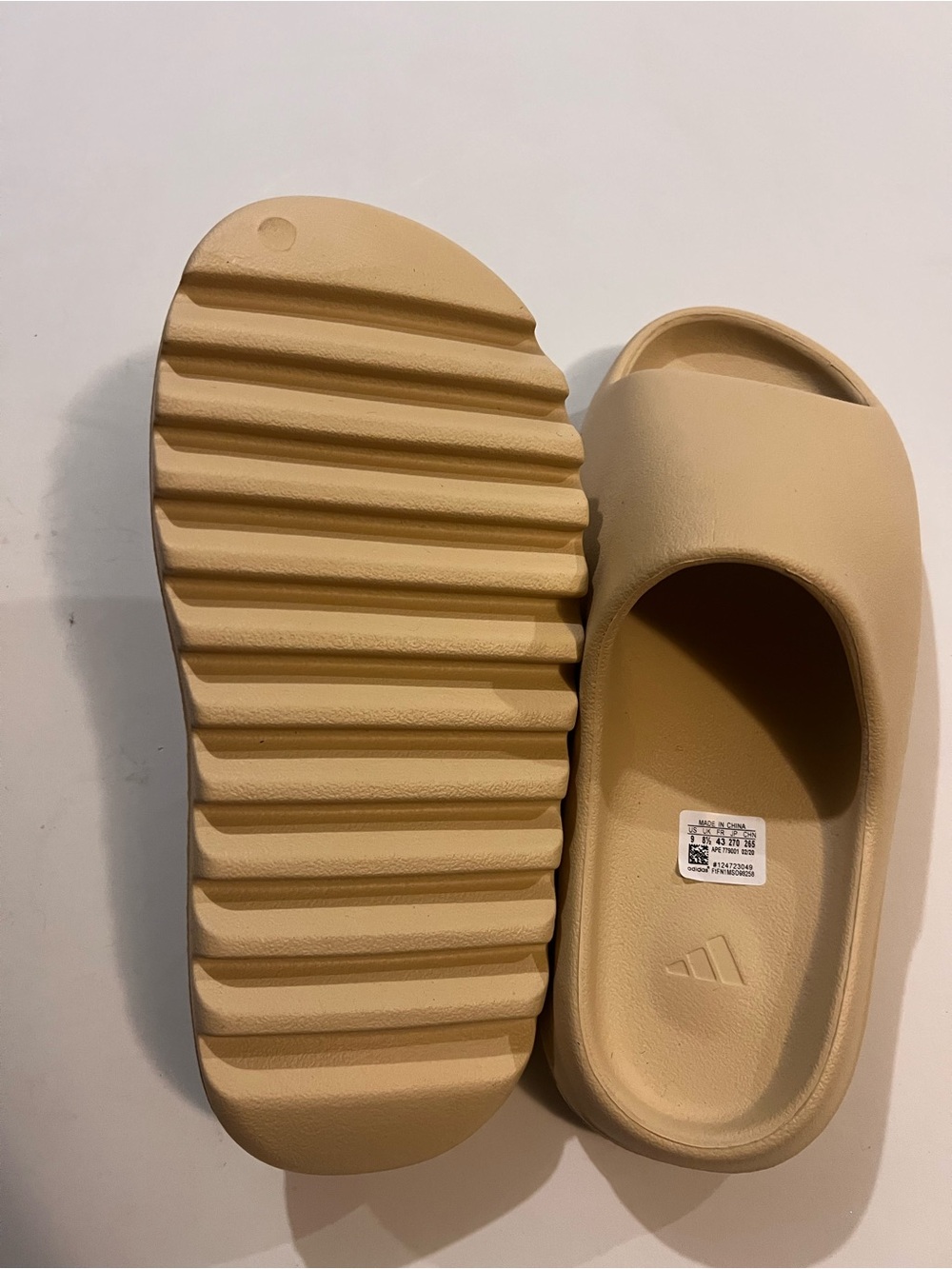 adidas Slide Sandals in Tan - Picture 4 of 5